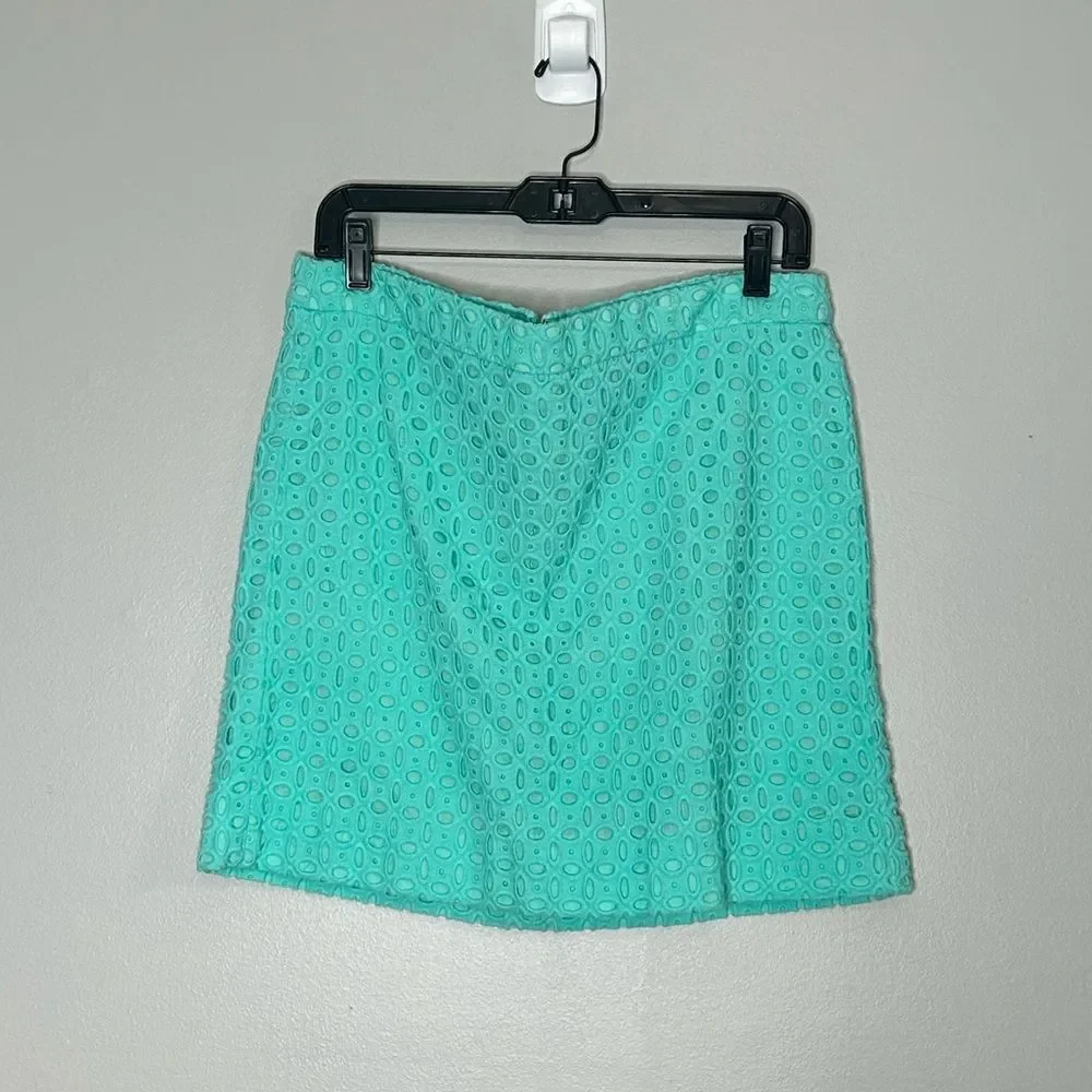 J.Crew Eyelet Mini Skirt